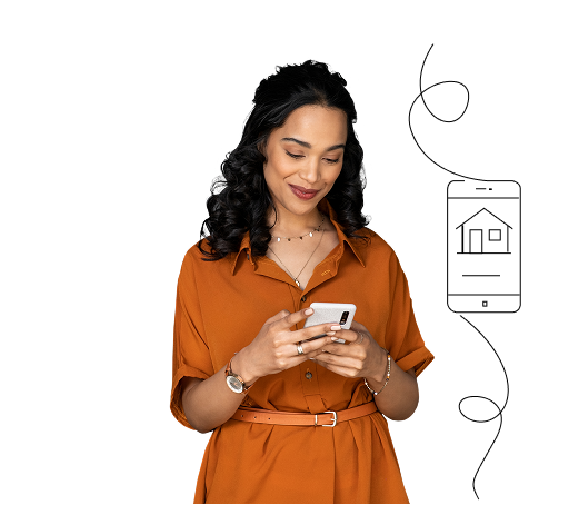 Woman on her phone